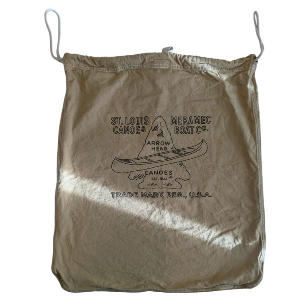Mollyjogger St. Louis Meramec Canoe & Boat Co Large Canvas Field Bag - Picture 2 of 6